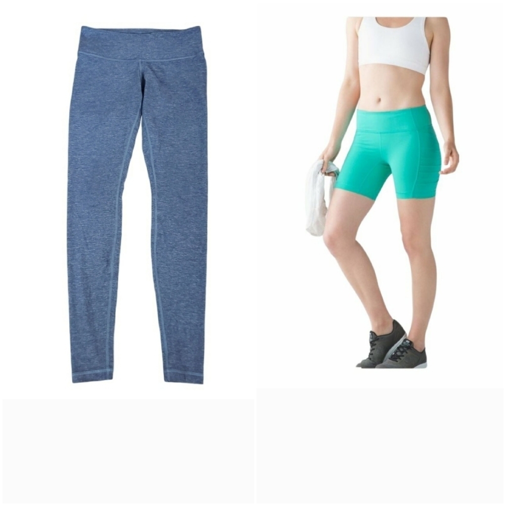 Lululemon Wunder Under Leggings & Sport Track Short